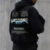 Sudadera con capucha Estampado de Tranvía para Hombre Sudadera con Capucha Estampado de Carreras