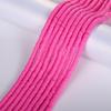 Disco de tubo de cerámica suave de color sólido de 6 mm cadena para teléfono móvil collar de mano joyería accesorios perforados con cuentas a mano rebanada DIY
