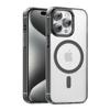Adequado para 16Promax Capa Magnética Fosca Névoa de Gelo Anel Metálico para Câmera Capa Protetora Magsafe Capa para Celular 16