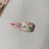 Lindo Pasador de HelloKitty Pinza bb Pinza Lateral Rosa Mejor Amiga Linda Dulce Niña y Niños Pasador de Doble Uso