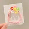 Venta al por mayor de fábrica Cintas para el pelo de niños Cuerdas para el pelo de bebé con forma de estrella de cinco puntas Dulces Alta elasticidad Bandas de goma duraderas Cuerdas para el pelo con cuentas de dibujos animados