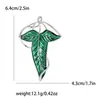 Nuevo broche de hoja con forma de gota de aceite esmaltada de moda, sencillo, de nicho, para ropa de mujer, ramillete, joyería, alfiler de planta