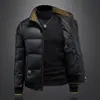 Nueva Chaqueta de Plumón Cálida de Invierno Moda para Hombre Cuello de Moda Chaqueta Casual Y9561