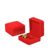Caja de Aretes de Terciopelo de 15 Colores, Caja de Almacenamiento de Aretes de Terciopelo de Pelo Largo, Empaque de Aretes de Exhibición de Marca de Regalo de Alta Gama