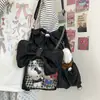 Bolso casual de gran capacidad nuevo para el uso diario, bolso tote versátil de nailon, bolso tipo cubo, mochila para estudiantes, bolso de hombro y cruzado