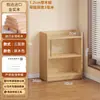 Estante de Canto de Madeira Maciça, Rack de Armazenamento de Chão, Armário Estreito de Pinus, Armário de Armazenamento Doméstico para Crianças, Estante Combinada para Sala de Estar