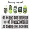 Placa de acero para estampado de arte de uñas flor de encaje mariposa cuadros estilo nacional aplicación de uñas fabricación de uñas plantilla de transferencia 6*12