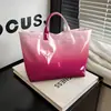 2026 Nuevo Sitio Independiente Transfronterizo Temu Bolso de Mano Impermeable PVC+Lona Portátil de Viaje Bolso de Hombro Bolso Tote