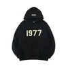 Nova Marca Europeia e Americana de Street Fashion Chapéu de Camada Dupla Mangas Raglan Letras Estereoscópicas Refletivas Moletons com Capuz para Homens e Mulheres Moletons de Lã Polar para Casais