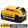 Para DCB205 DCB206 Batería de Herramienta Eléctrica de Repuesto DeWalt 18V 20V 6.0AH 8.0AH