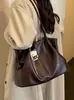 Yozzi 2026 nueva bolsa de gran capacidad para mujer, bolsa de mano simple para el día a día, bolso de hombro versátil