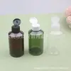 Garrafa Marrom com Tampa Flip-Top 150ml, Garrafa de Ombro Inclinado, Garrafa para Remédios Líquidos, Garrafa Dosadora para Shampoo e Gel de Banho, Garrafa para Remédios de Pesca