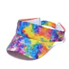 Chapéu de Festa Tie-Dye Vazio Personalizado pelo Fabricante Chapéu Tendência para Uso Externo Viagem Proteção Solar
