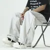 Overoles funcionales americanos para hombre y mujer, primavera y verano, diseño con cremallera, pantalones rectos, malla, secado rápido, holgados, pantalones casuales