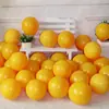 Serie Amarillo-Naranja-Blanco 10 pulgadas 5 pulgadas 12 pulgadas 18 pulgadas Globos Engrosados Serie de Colores Cálidos Mate Redondos Látex Tienda de Cumpleaños