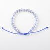 Pulseira de joias transfronteiriça pulseira de cristal pulseira de vidro transparente pulseira para meninas pulseira tecida multicolorida Comércio exterior AliExpress