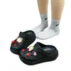 2026 Nuevo Estilo Manzana Lazo Lindo Versátil Flor para Zapato Accesorios DIY Desmontable Dibujos Animados Dijes para Zapatos para Zuecos