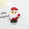 Nova Casa de Boneco de Neve Pintada Artificialmente Árvore de Natal Acessórios de Resina DIY Capa de Celular de Creme Material para Acessórios de Cabelo