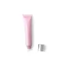 Tubo de Batom Transparente Branco Laranja 10 15 20ml Tubo Cosmético Brilho Labial Brilho Labial Frasco Vazio Reembalado