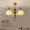 Candelabro de sala de estar vintage de cobre macizo estilo francés, candelabro retro estilo americano vintage para recibidor, habitación y dormitorio con protección ocular de espectro completo