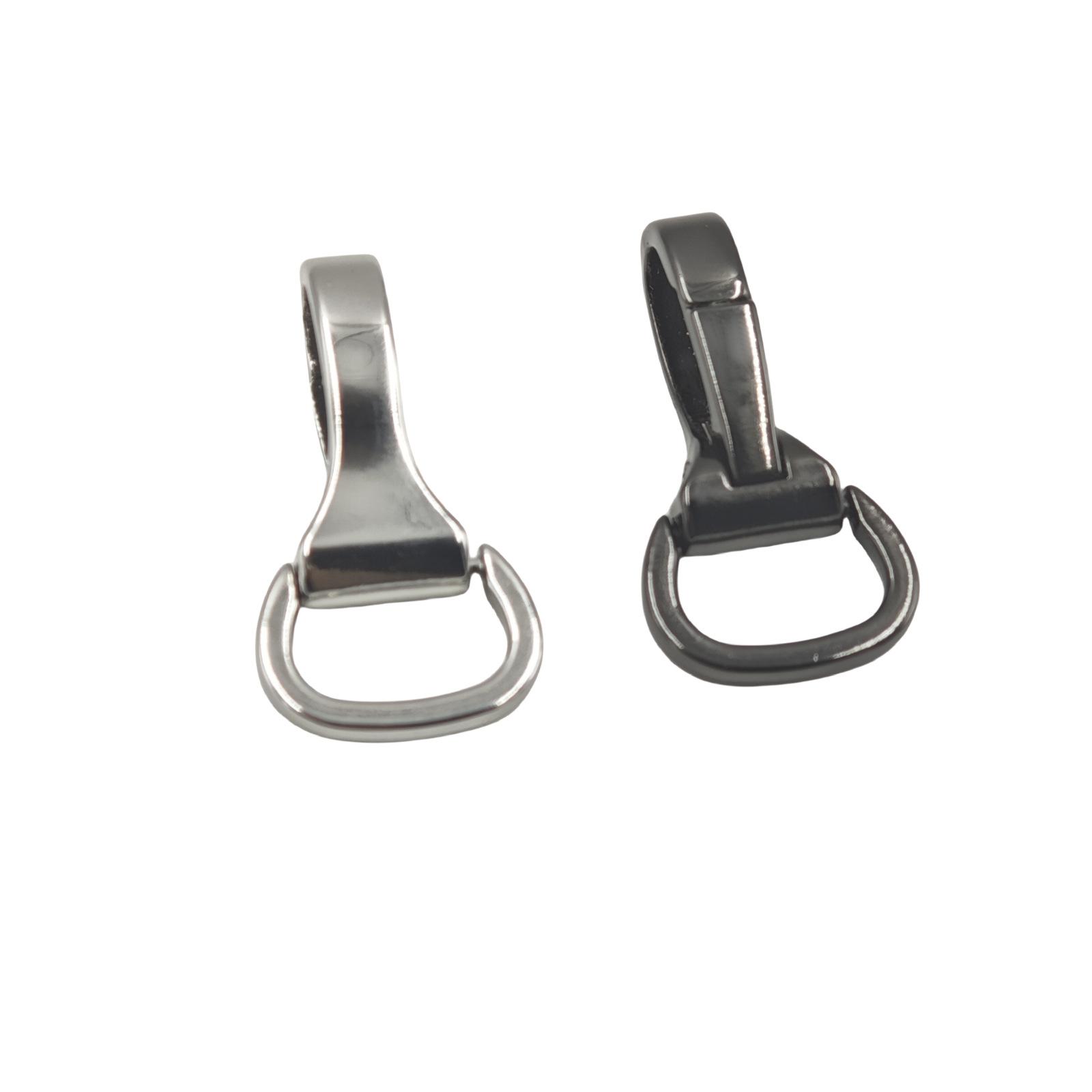 高档箱包五金配件 合金重型勾扣 5分折叠式狗扣挂