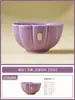 Conjunto de Xícara e Pires de Chá de Cerâmica Fabricado na Fábrica com Pétalas Roxo Cravo, Exclusivo de Alto Padrão para Uso Pessoal e para Convidados, Novo Modelo 2026