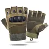 Luvas Táticas de Meio Dedo para Uso Externo Masculinas, Proteção para Treinamento, Ciclismo, Esportes, Antiderrapantes, Resistentes ao Desgaste, Meio Dedo Camufladas para Montanhismo