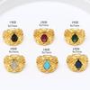 Método antigo areia ouro correndo anel círculo espaçador anel de pressão conta DIY jóias multi-círculo pulseira contas contas acessórios texto jogar