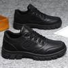 Zapatos para Hombre Tallas Grandes 39-46 Primavera y Verano Nuevos Transpirables Deportivos Zapatos de Seguridad Laboral Zapatos de Entrenamiento Casuales Combinan con Todo Zapatos de Trabajo Negros