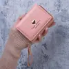 Carteira Feminina Transfronteiriça com Zíper e Fecho 70% de Desconto Estilo Curto Multifuncional Bolsa de Mão Fashion com Múltiplos Porta-Cartões Porta-Cartões Clutch