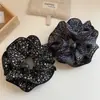 Goma para el pelo floral de cuatro capas estilo retro Mori, elegante para moño, accesorio de alta gama para el cabello, flor