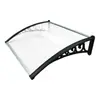 Toldo de Iluminación Altamente Transparente, Toldo Impermeable para Puertas y Ventanas Exteriores, Toldo Protector Solar Engrosado, Toldo Impermeable de Placa de PC Translucida, Venta al por Mayor Personalizada