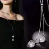 Versión coreana del nuevo collar cadena para suéter de temperamento simple para mujer cadena larga Joker ropa otoño e invierno borla Colgante de joyería venta al por mayor