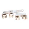 Polea cruzada para cortina con forma de serpiente, brazo largo y corto, acero inoxidable, riel Lingdi, apertura y cierre de cortina, accesorios para cortinas eléctricas, polea xinshangfei