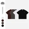 Cjsd Marca de Moda Americana Camiseta Suelta de Manga Corta con Estampado de Letras para Hombre Casual de Verano Fresca Camiseta 26021