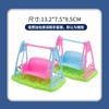 Juguete de Juego Infantil Little Kelly Mini Columpio Simulación Parque de Atracciones Muñeca Mascota Pequeños Adornos Escena