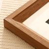 Marco de Fotos Creativo Nórdico de Madera Maciza para Colgar en la Pared o Mesa de 24 pulgadas A4 A3 Marco de Fotos Engrosado Procesamiento de Marcos Personalización