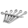 Pino Elástico de Aço Inoxidável 304 Pino de Cabelo Pino Cilíndrico M1M1.5M2M2.5M3M4M5M6M8M10M12