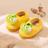 Pantuflas de Algodón de Otoño e Invierno para Niños Zapatos de Algodón para el Hogar Interior Niñas Niños Bebé Pantuflas de Algodón Zapatos de Algodón para Niños Pequeños Pantuflas de Algodón para Bebé