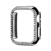 Adecuado para Apple Apple Watch 7 Funda de Reloj, 41/45 Fila Única Diamante Único Corte de PC Funda Protectora