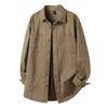 2025 Nueva Otoño Japonesa Retro Hombres Holgada Casual Manga Larga Camisa Americana Ropa de Trabajo Versátil Moderna Marca Chaqueta
