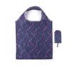En Stock Poliéster 190t con Patrón Bolsa de Compras Plegable Bolsa Tote para Supermercado Bolsa Portátil Ecológica con Impresión de Logo