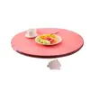 Toalha de Mesa Descartável Filme Plástico Capa de Mesa Elástico Vermelho Mesa Redonda Mesa Retangular