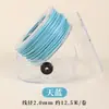 Cuerda Redonda Encerada en Caja para Manualidades Tejido a Mano Cuerda para Collar Cordón No Descolorante Cuerda de Cera para Pulsera Cadena para Colgar