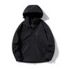 Chaqueta Abrigo para Hombre y Mujer de Primavera y Otoño Ropa de Trabajo Casual para Exteriores Traje de Montañismo Tres en Uno Cortavientos Salpicaduras de Agua Rushtop