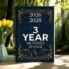 Suministro Exclusivo Transfronterizo de Cuadernos Espiral 2026-2028, Cuaderno Espiral Planificador Anual Floral Minimalista