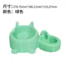 Tigela Dupla para Gatos com Reposição Automática de Água e Proteção para o Pescoço, Tigela Dupla para Pets, Tigela para Gatos, Tigela para Cachorros, Antiderrapante, Design Duplo Fofo para Pets, Design Antivazamento