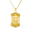 Acessório Feminino Dourado da Moda: Pingente Ábaco Ruyi, Mesmo Estilo da Loja de Ouro, Ouro Duro 3D de Imitação, Popular em Transmissão ao Vivo