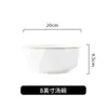 Conjunto de Pratos de Cerâmica Jingdezhen Doméstico Alto Padrão Acessível Luxo Inauguração de Casa Conjunto de Louças de Porcelana Ossos Tigelas e Pratos Novo Estilo 2025