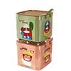 Caja de Almacenamiento de Escritorio Multifuncional Cesta de Almacenamiento de Snacks Juguetes Armario Sala de Estar Hogar Lindo Dibujo Animado Caja de Almacenamiento de Artículos Varios